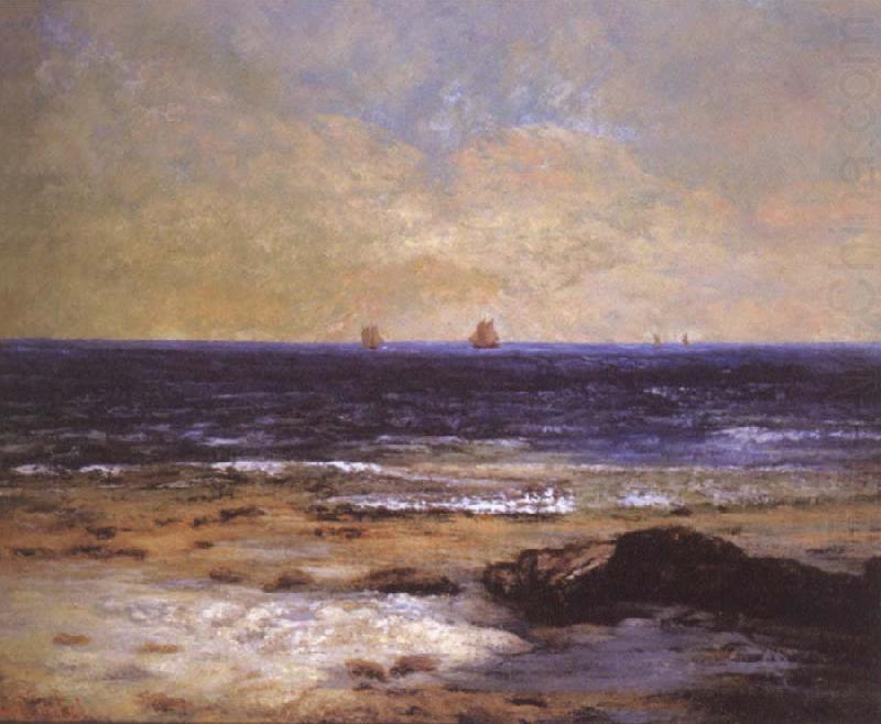Seaside in Palavas, Gustave Courbet